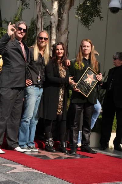 Barbara orbison, familie en vrienden van roy orbison — Stockfoto