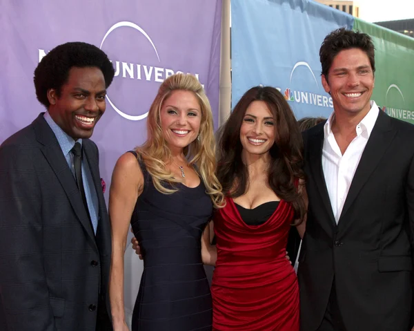 Baron vaughn, virginia williams, sarah shahi & michael trucco — Stockfoto