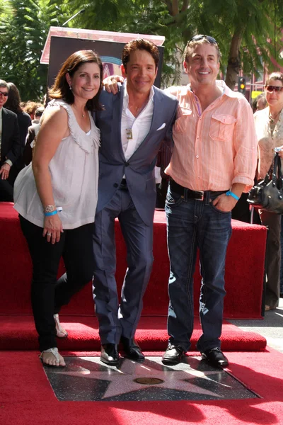 Dave Koz, hermano y hermana — Foto de Stock