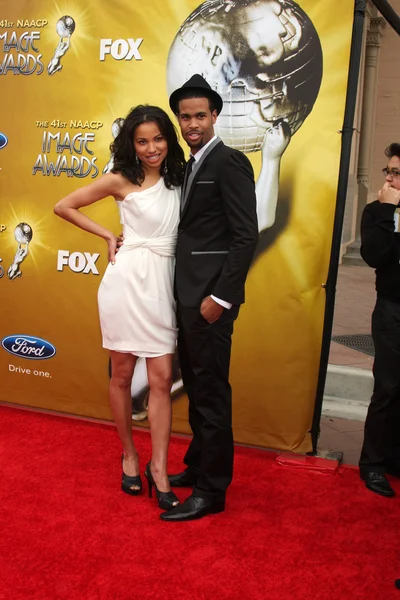 Jurnee Smollett and Josiah Bell — Stock Photo, Image