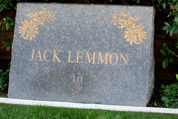 Jack lemmon grav — Stockfoto