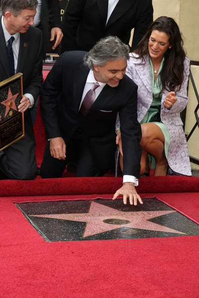 Verónica berti, andrea bocelli — Foto de Stock