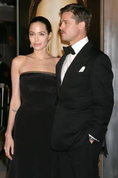 Angelina Jolie e Brad Pitt — Foto Stock