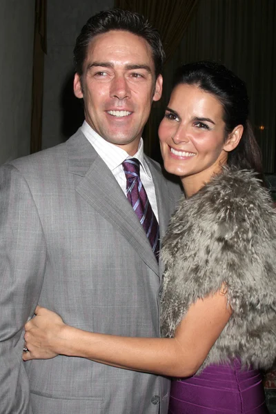 Jason Sehorn, Angie Harmon — Stockfoto