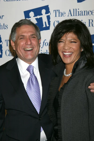 Les Moonves, Julie Chen — Stock Fotó