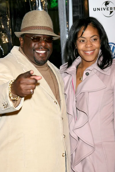 Cedric The Entertainer, Wife — Stock Photo, Image