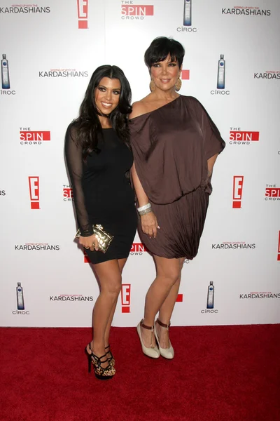 Kourtney Kardashian, Kris Jenner — Stock fotografie