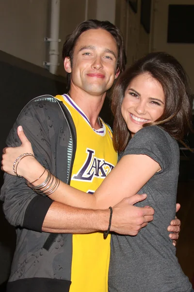 Jay Kenneth Johnson idealna Shelley Hennig — Zdjęcie stockowe