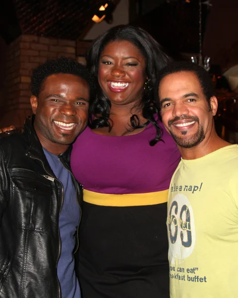 Darius McCrary, Julia Pace Mitchell, Kristoff St. John — Stock Photo, Image