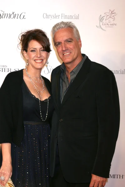 Joely Fisher & Christopher stofil — Stockfoto