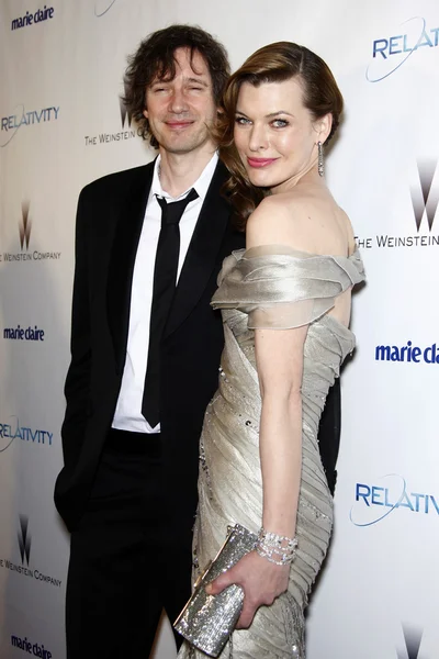 Paul W.S. Anderson, Milla Jovovich — Stock Photo, Image