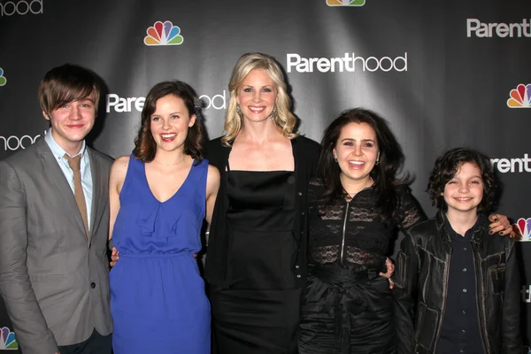 Km heizer, sarah ramos, monica potter, mae whitman, max burkho — Stok fotoğraf