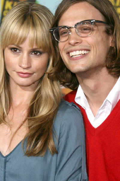 Cameron Richardson, Matthew Gray Gubler — Zdjęcie stockowe