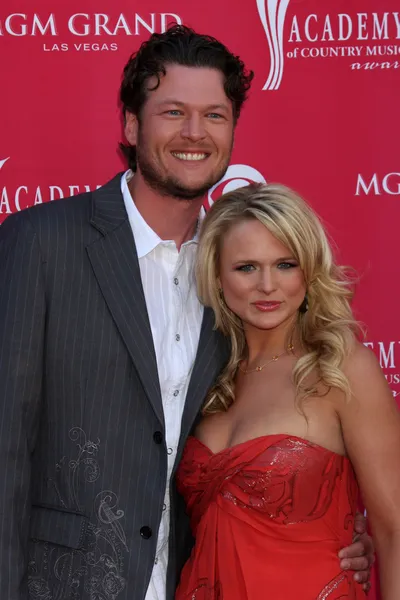 Blake shelton och miranda lambert — Stockfoto