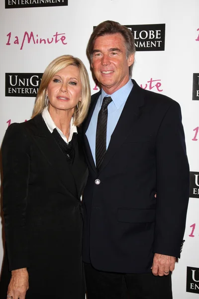 Olivia Newton-John, Husband John Easterling — Stock Photo, Image