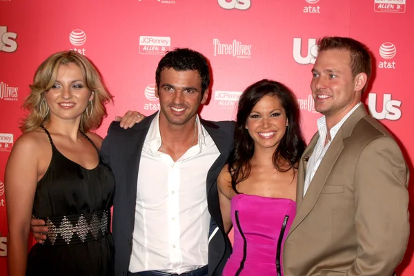 Driton 'tony' dovolani, vrouw lina, melissa rycroft & datum ty — Stockfoto