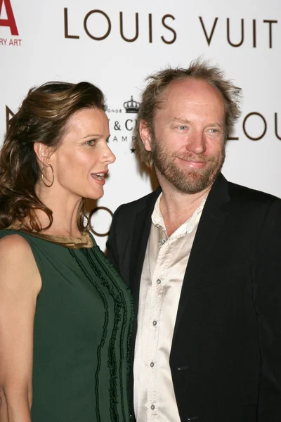 Rachel Griffiths & Husband — Stock Photo, Image