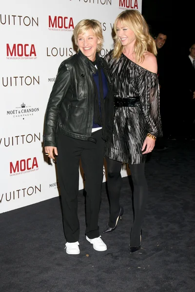 Ellen Degeneres & Portia Derossi — Stockfoto