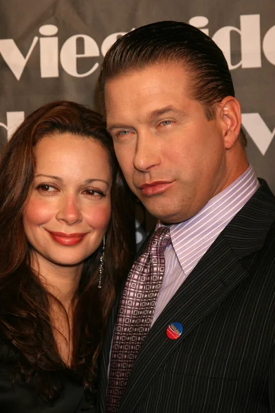 Stephen Baldwin & hustru — Stockfoto