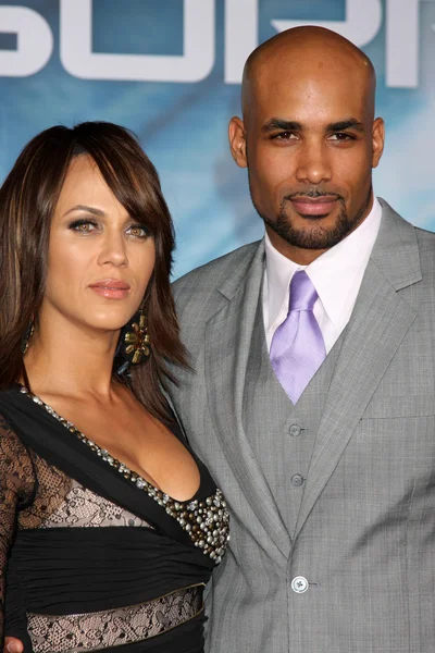 Parker di Nicole ari, boris kodjoe — Foto Stock