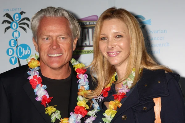 Lisa Kudrow & husband Michel — Stock Photo, Image