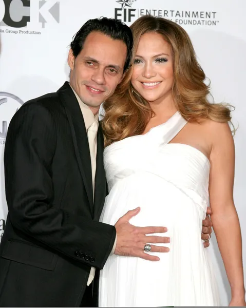 Marc Anthony and Jennifer Lopez — Stock Photo, Image