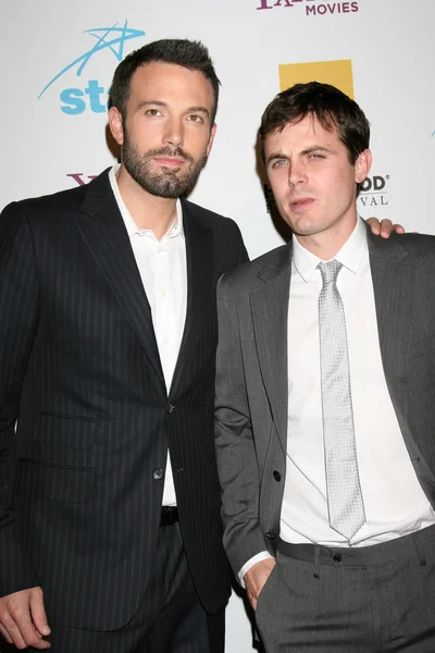 Ben and Casey Affleck — Stock Photo, Image