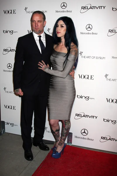 Jesse James, Kat Von D — Stock Photo, Image