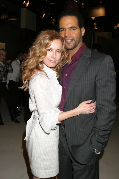 Tracey Bregman idealna Kristoff St John — Zdjęcie stockowe