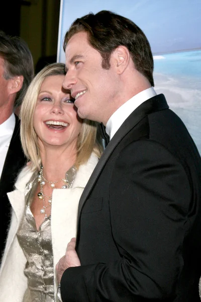 John Travolta, Olivia Newton-John —  Fotos de Stock