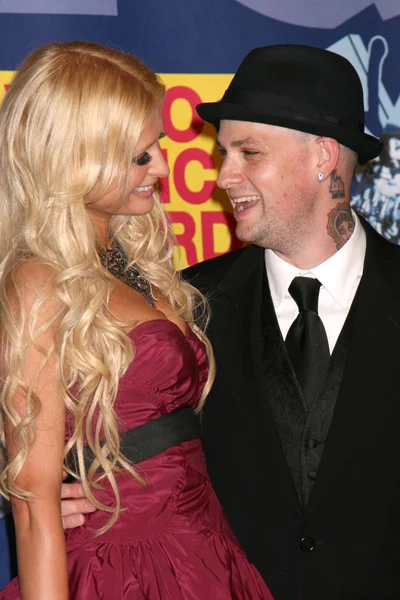 Paris Hilton ve Benji Madden — Stok fotoğraf