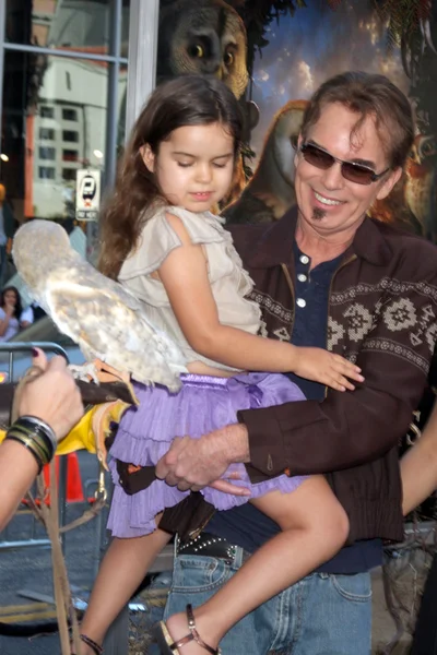 Billy Bob Thornton, Daugher Bella, and Connie Angland — Stock Photo, Image