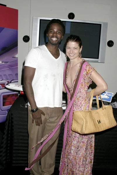 Harold Perrineau, Debra Messing — Stock Photo, Image