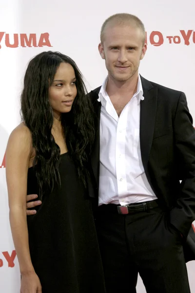 Zoe Kravitz & Ben Foster — Stockfoto