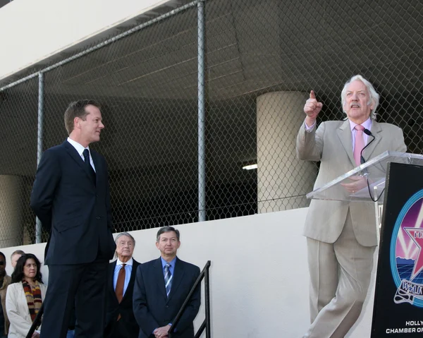 Kiefer y Donald Sutherland — Foto de Stock