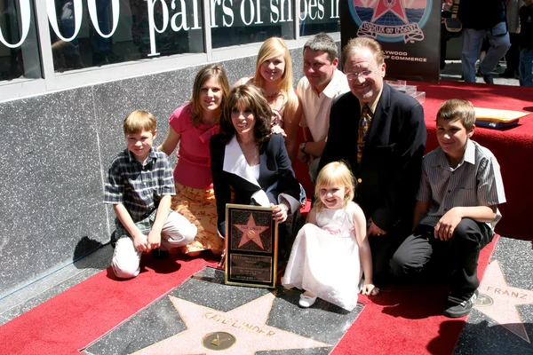 Kate linder & ron linder och familj — Stockfoto