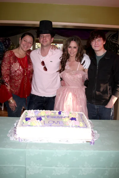 Camryn Manheim, Jamie Kennedy, Jennifer Love Hewitt & Christoph Sanders — Fotografia de Stock