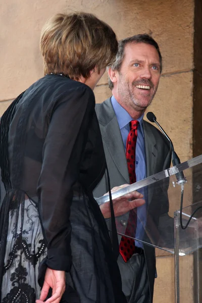 Emma Thompson & Hugh Laurie — Stock Photo, Image