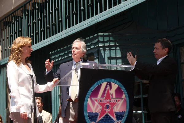 Marlee Matlin, Henry Winkler, Jack Jason — Stock Photo, Image