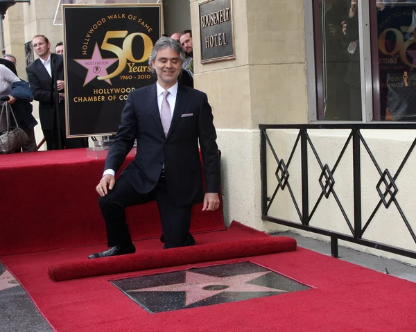 Andrea Bocelli —  Fotos de Stock