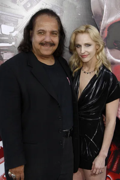 Ron jeremy und phoebe — Stockfoto