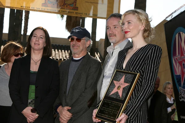 Kathleen Kennedy, Steven Speilberg, David Fincher et Cate Blanchett — Photo
