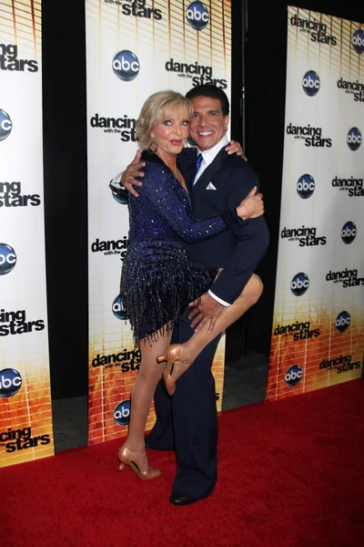 Florence Henderson & Corky Ballas — Stock Photo, Image