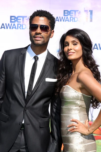 Eric benet, manuela testolini — Foto Stock