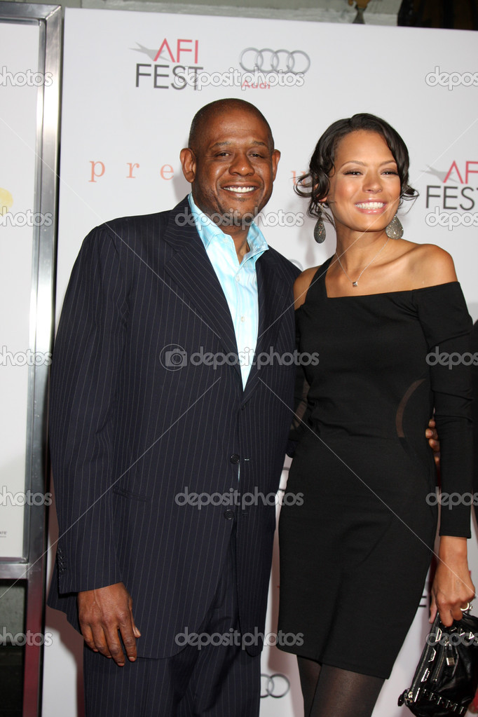 Форест Уитакер, Киша Уитакер – Стоковое Редакционное Фото.