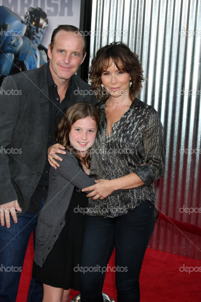 Clark Gregg, Stella Gregg, Jennifer Grey Stock Editorial Photo © Jean