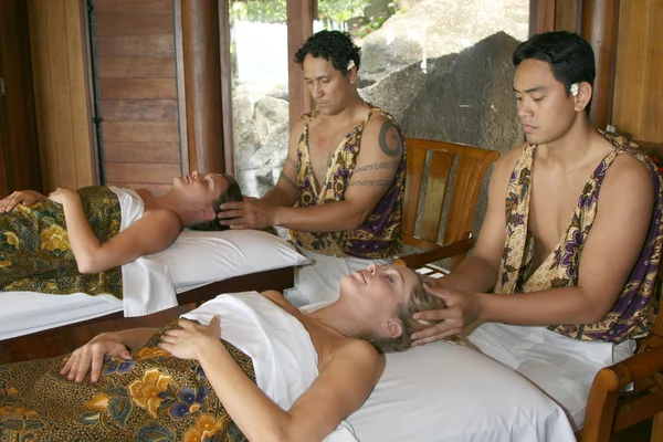 Heidekraut tom & jennyfer garels in bora bora — Stockfoto