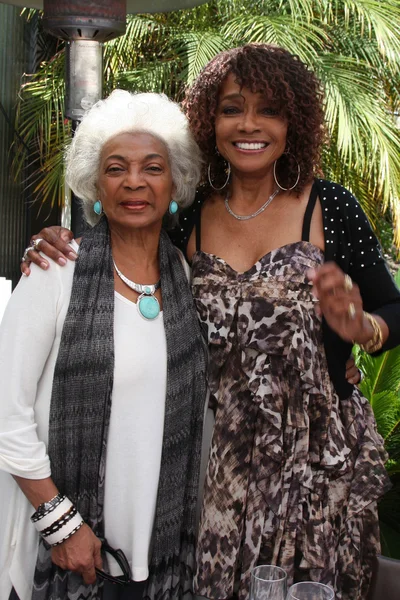 Nichelle nichols, beverly todd i inni — Zdjęcie stockowe