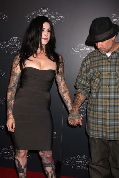 Jesse James & Kat Von D — Stock Photo, Image