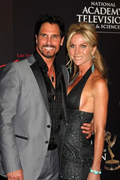 Don Diamont & wife — Stock Photo, Image